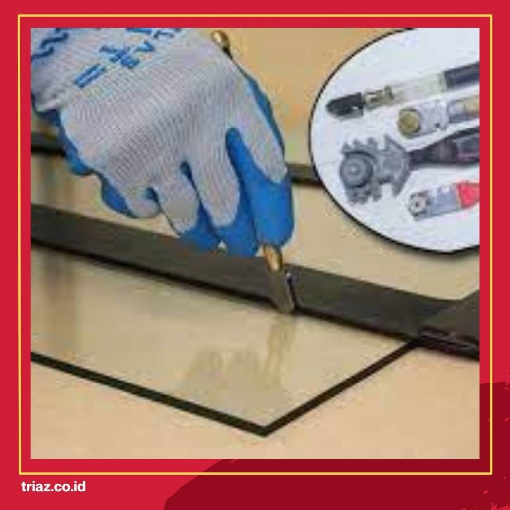cara memotong kaca tempered