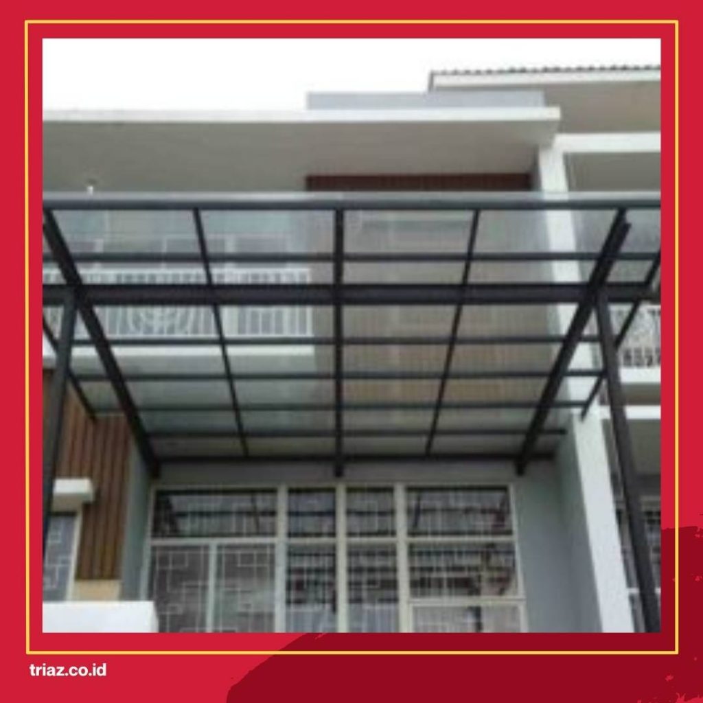 kanopi kaca laminated tempered