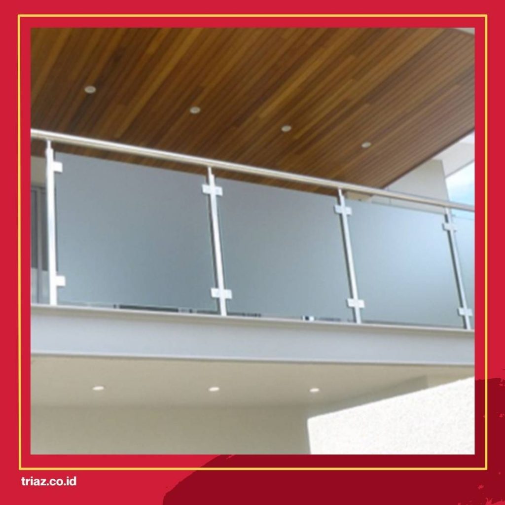 Railing Bagi Balkon Kaca Stainless