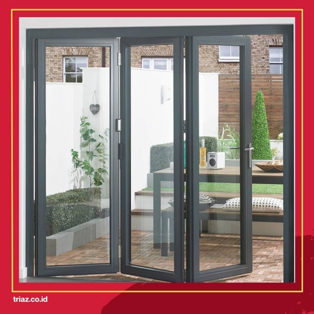 folding door kaca
