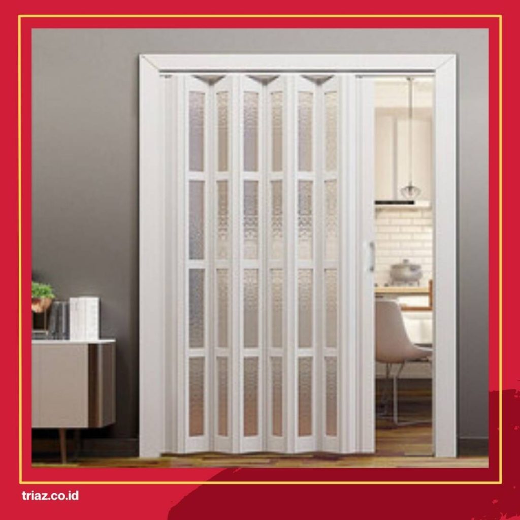 folding door kaca pvc