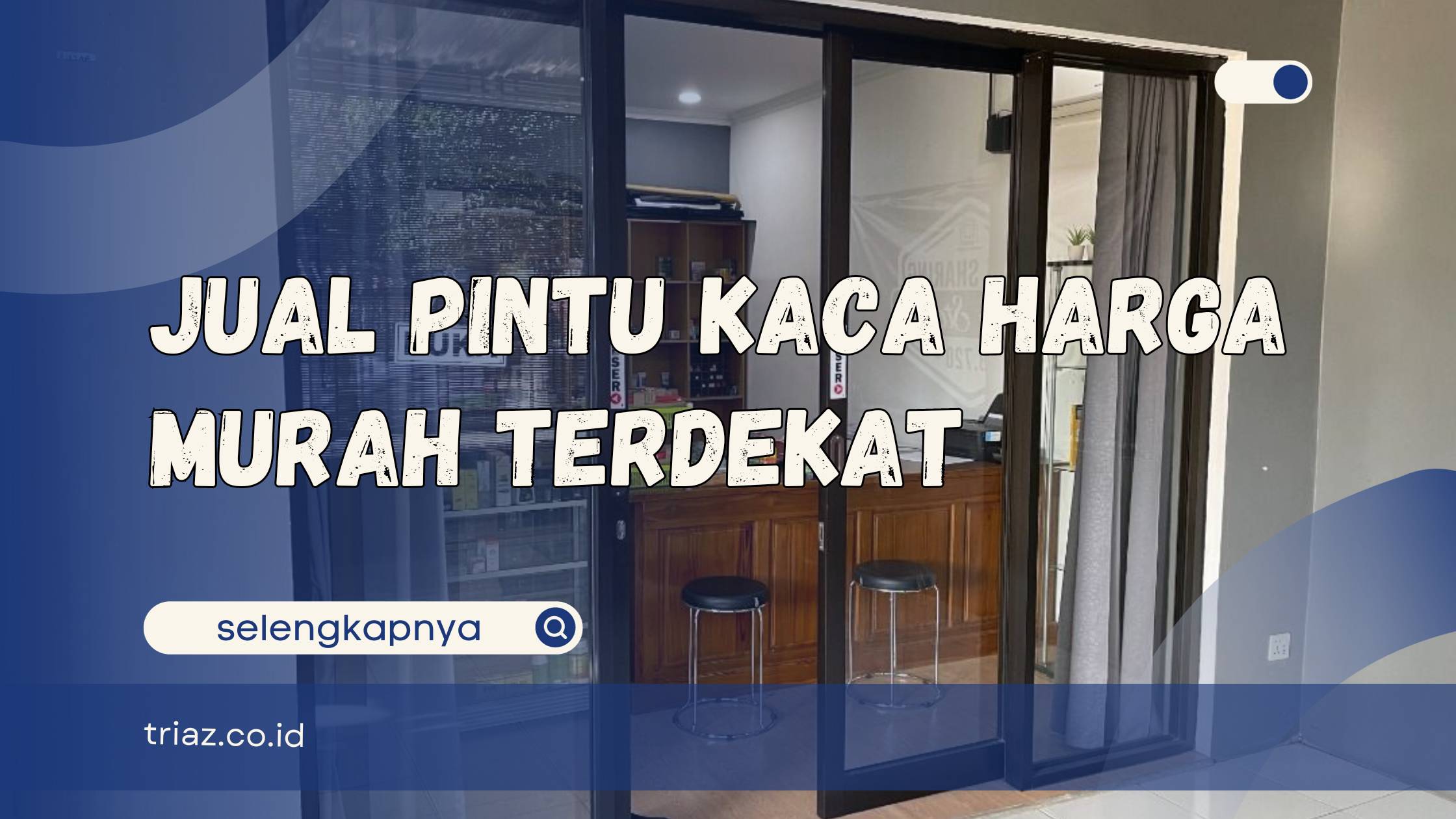 jual pintu kaca
