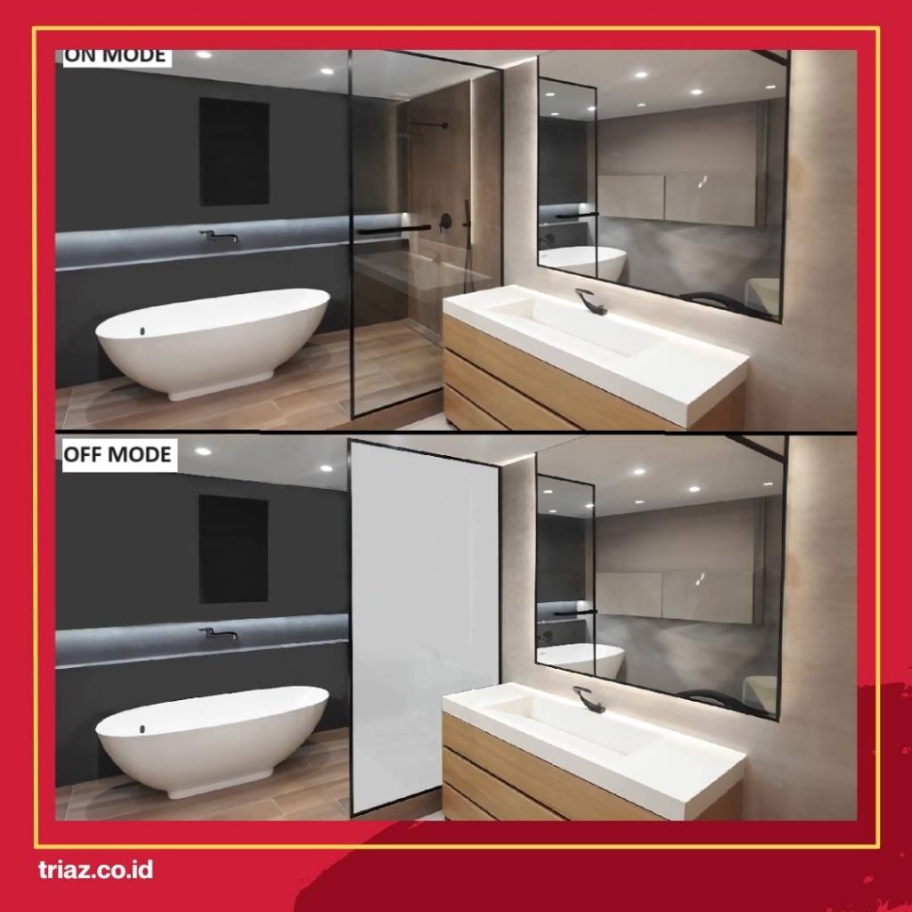 switch glass sekat kamar mandi