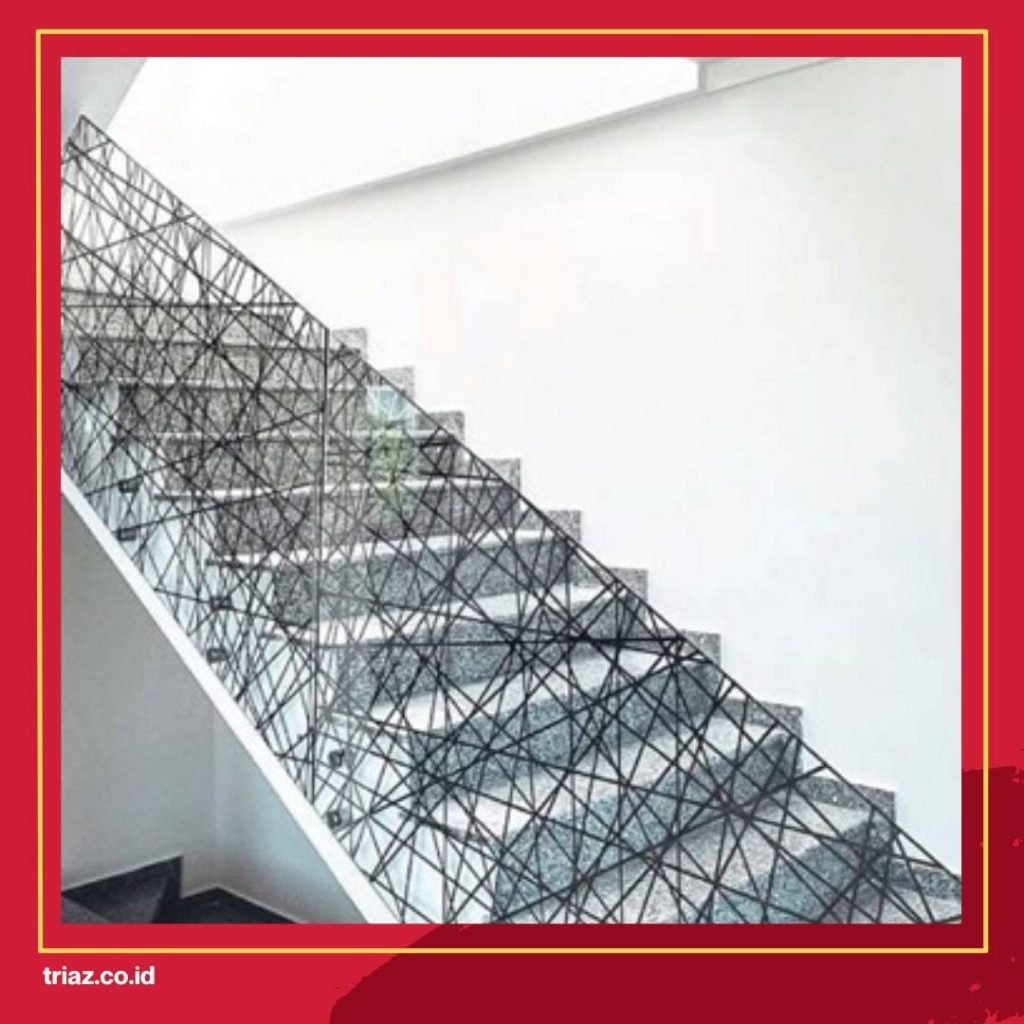 railing tangga mirromax pattern