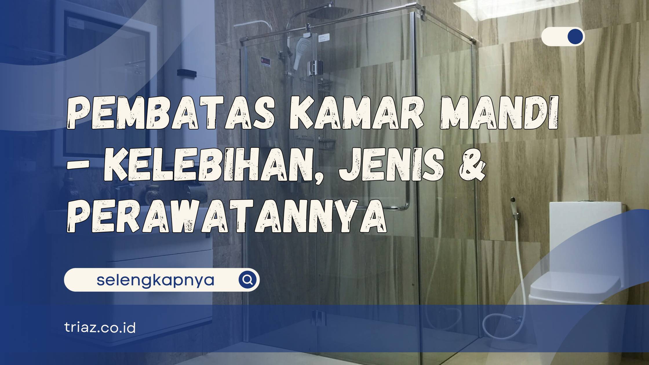 pembatas kamar mandi