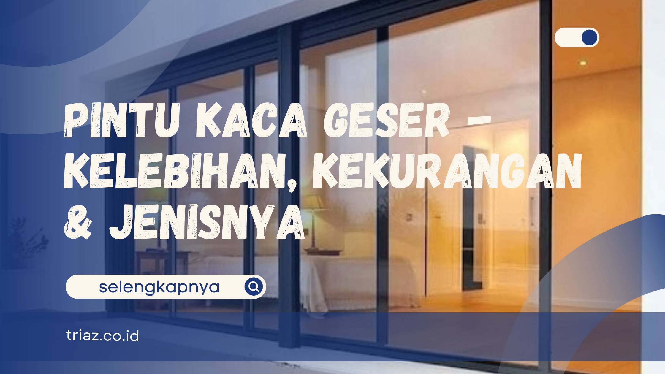 pintu kaca geser