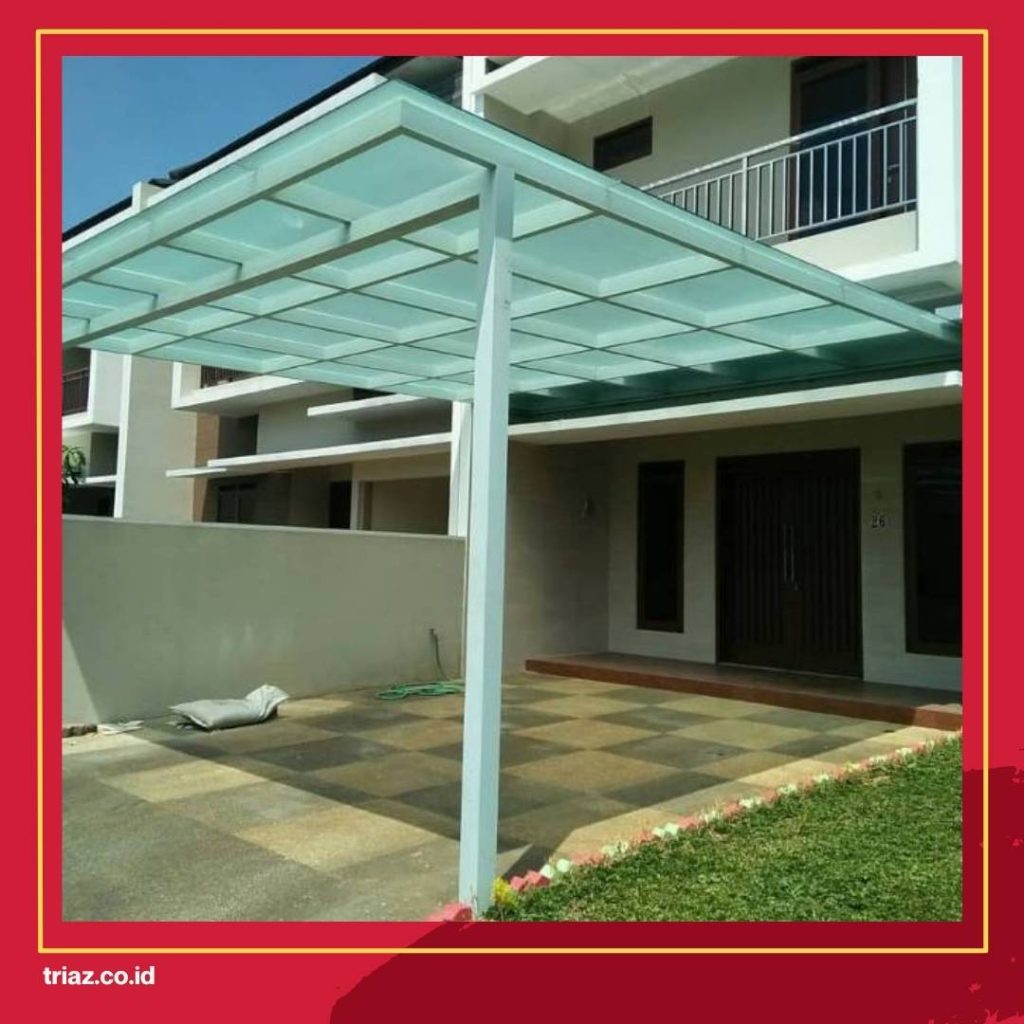 kaca untuk atap kanopi