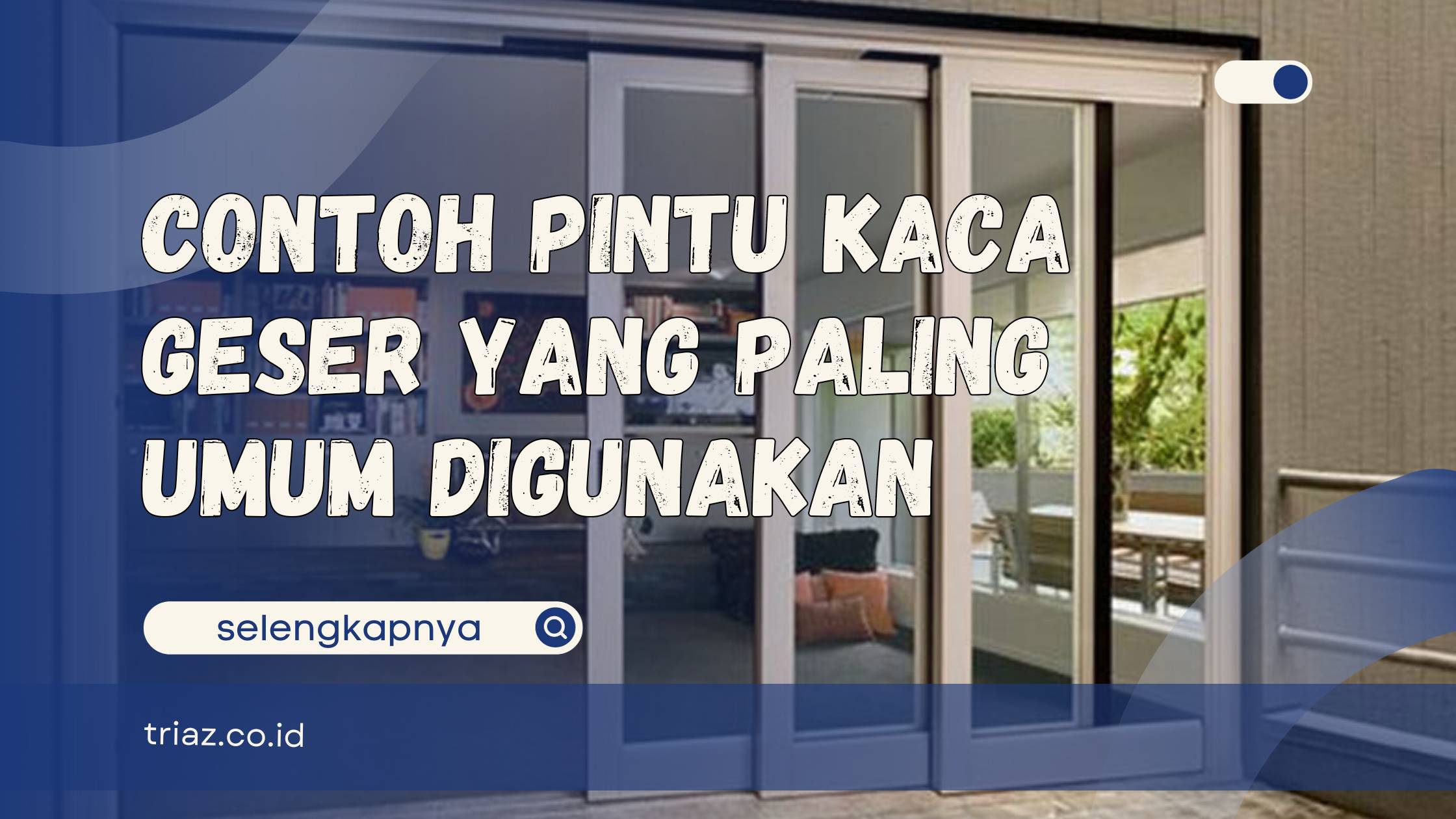 contoh pintu kaca geser
