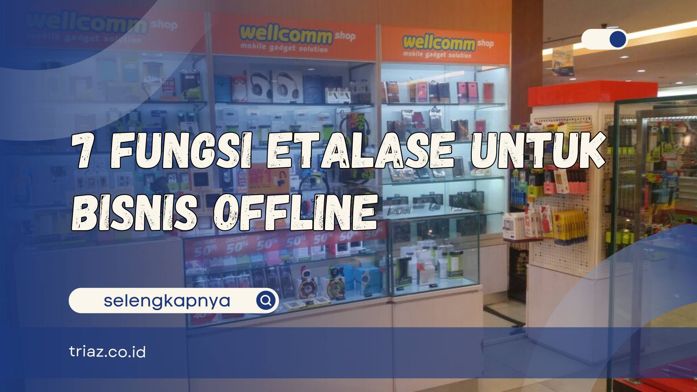 fungsi etalase